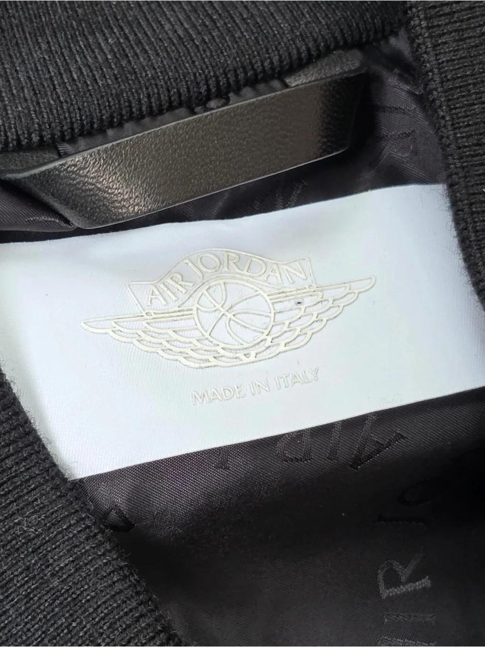 Jordan Wings Collection Varsity Jacket Made in Italy Wool Size Large UNISEX Rare